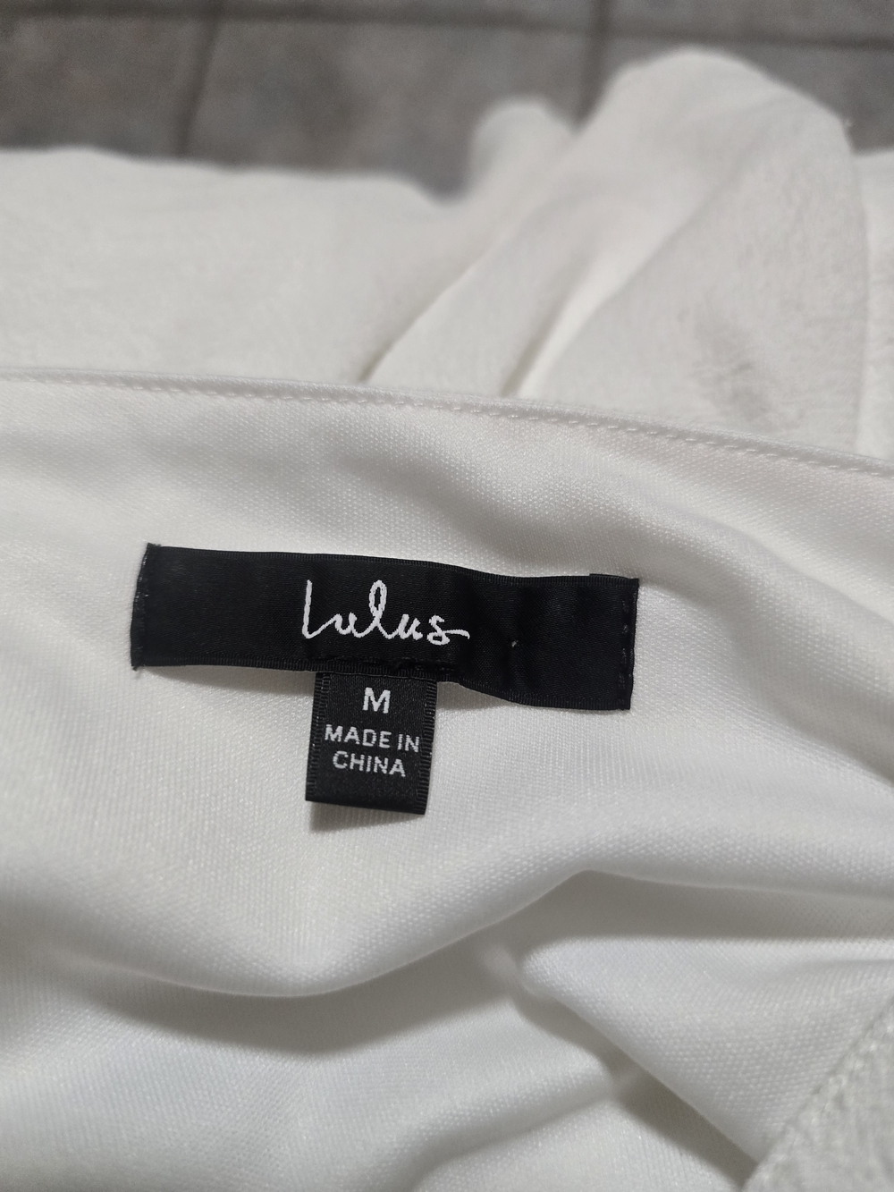 Lulu's White Button-Front Square Neck Mini Dress - Picture 8 of 9